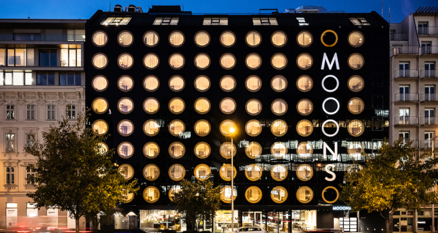neues Boutiquehotel in Wien Fassade Mooons
