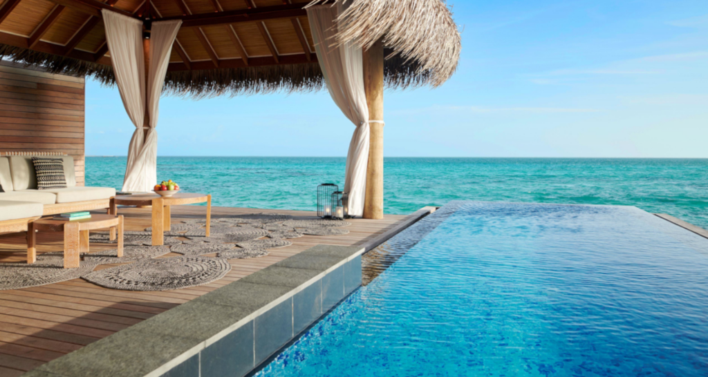 Luxuriöse Erlebnises weltweit erleben die Gäste von Fairmont auch auf den Malediven.