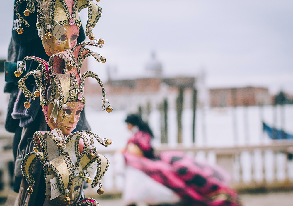 Die Wahl des schönsten Kostüms in Venedig gehört zu den Highlights in der Lagunenstadt.