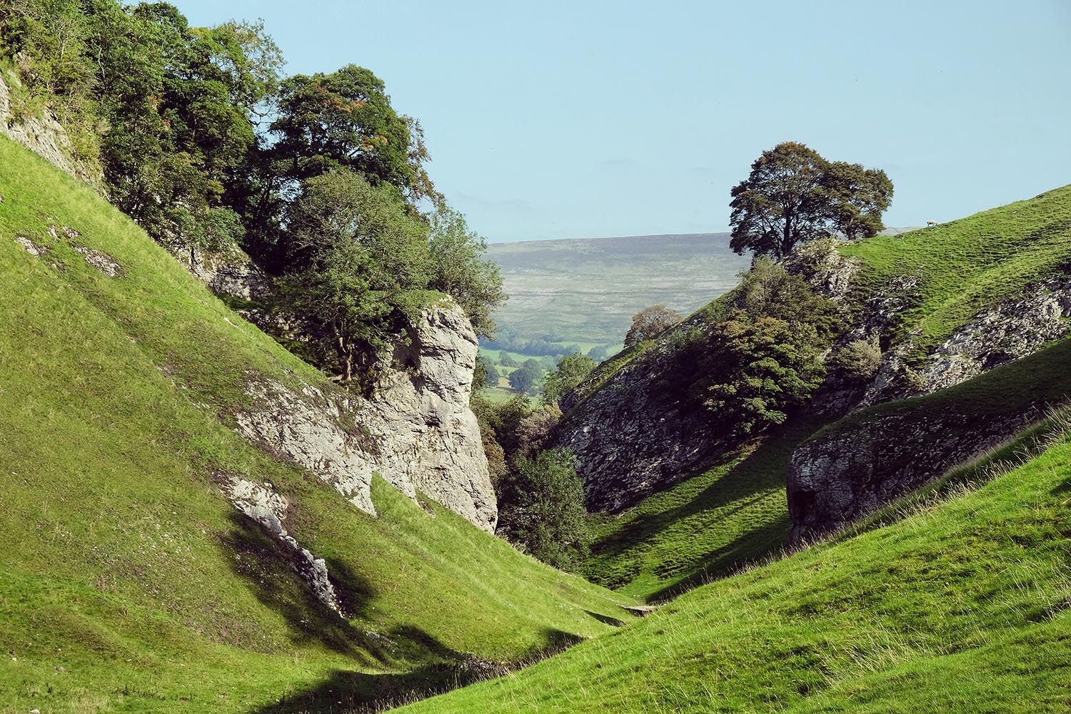 Cave Dale in Derbyshire Peak District ist Teil des House of the Dragons