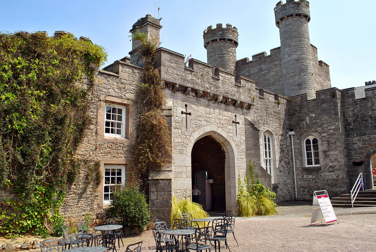 Ruthin Castle in North Wales: Das Luxusschloss soll von Geistern bewohnt sein.