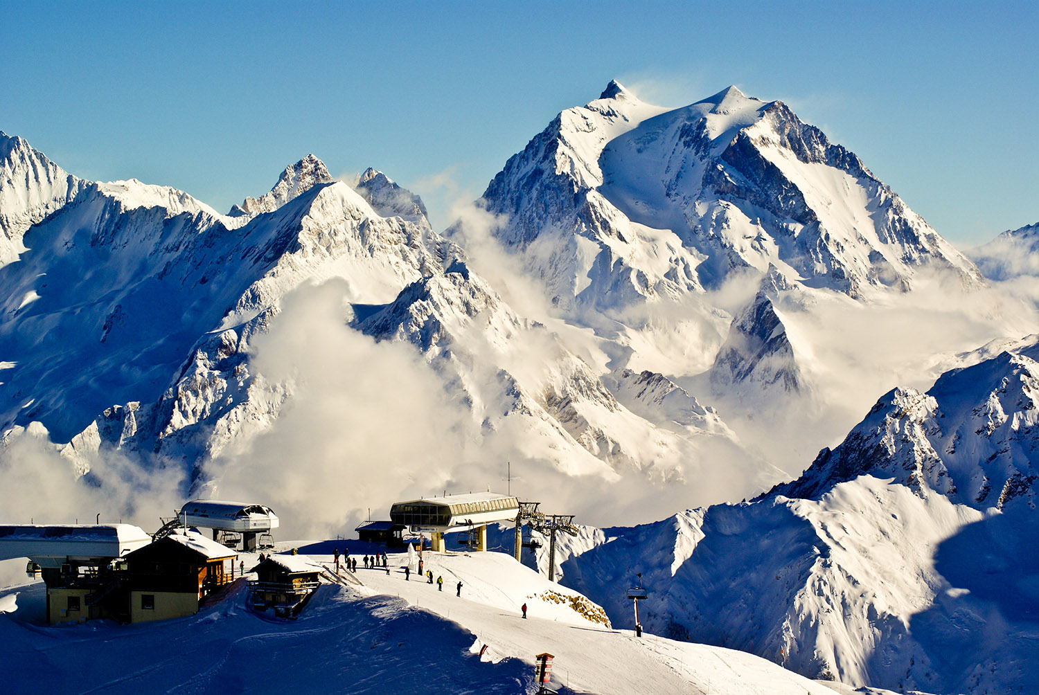 Reiseziele Jänner: Courchevel, im Westen der Trois Vallées, liegt im größten Skigebiet der Welt, auf drei Etappen. 