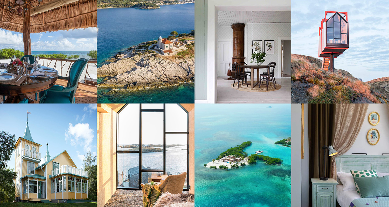 Reif für die Insel: Auf Airbnb haben Reisende die Möglichkeit, den Traum vom eigenen Eiland, wenn auch nur für ein paar Tage, zur Realität zu machen.