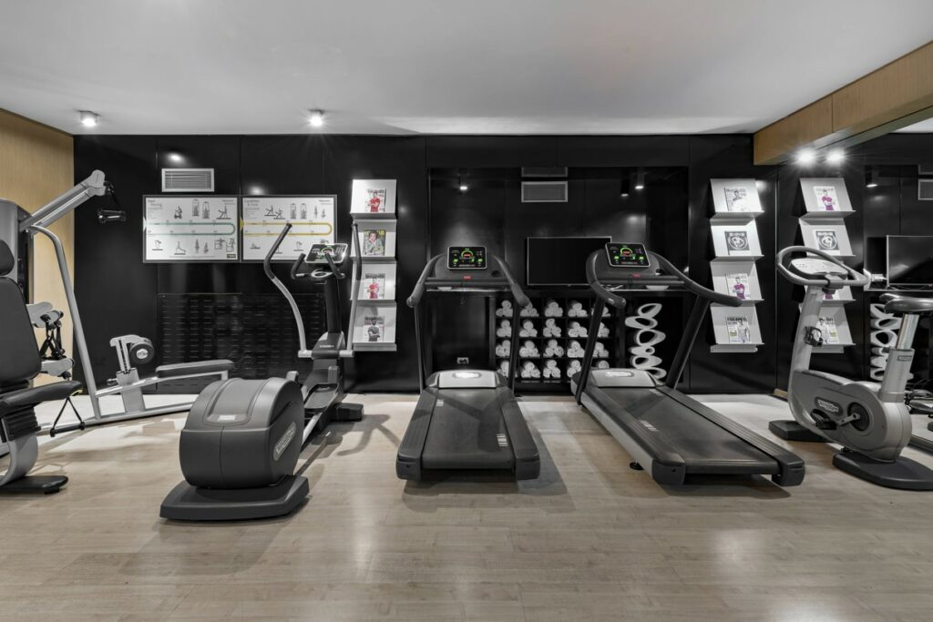 Fitness Center im AC Hotel in Mailand