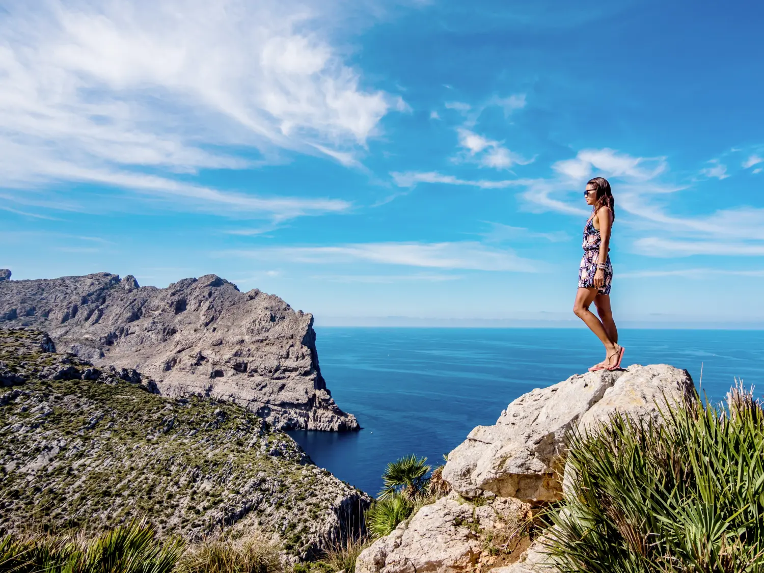 Aussichtspunkte auf Mallorca Woman Cap Formentor