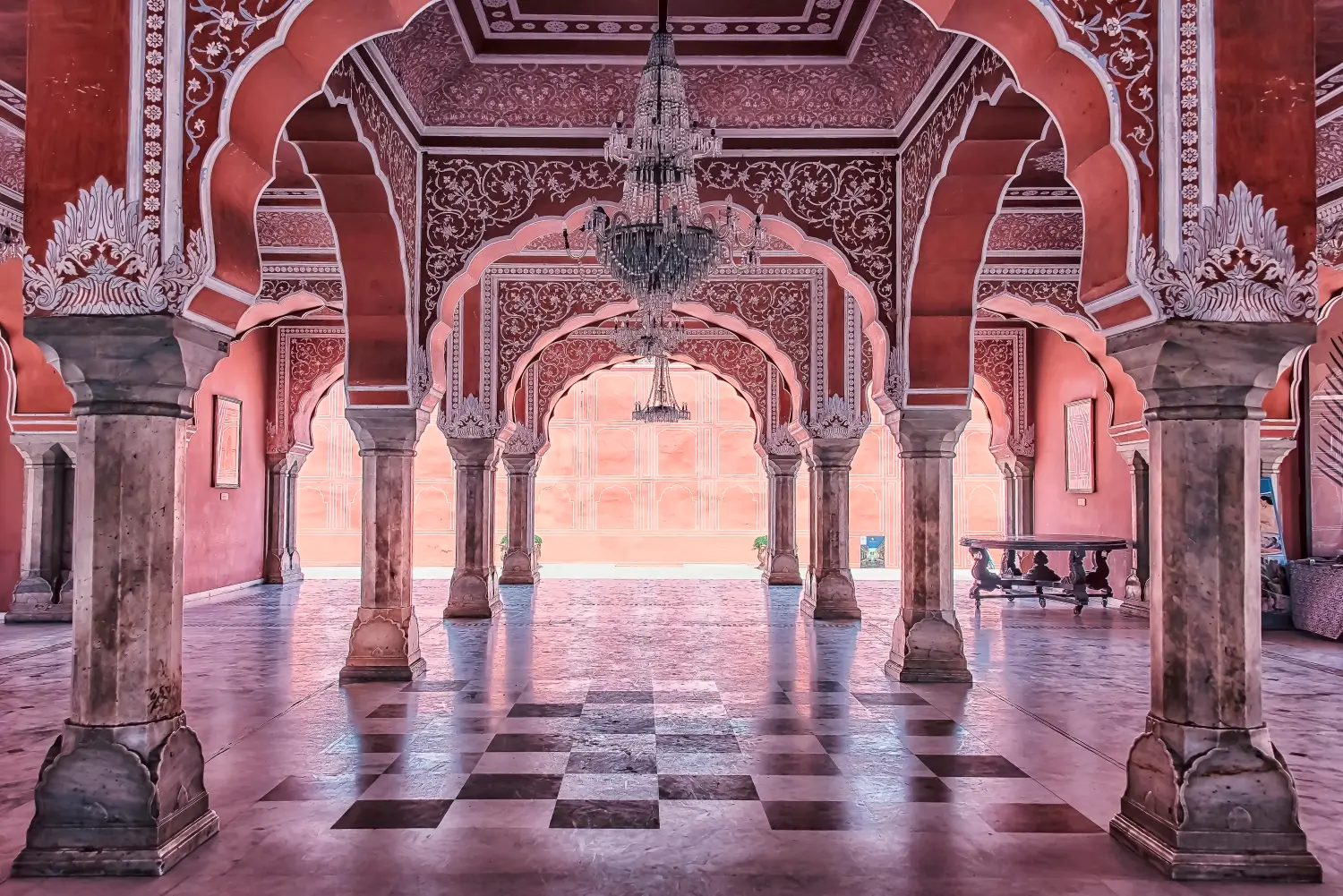 Jaipur City Palace Pinke Reiseziele
