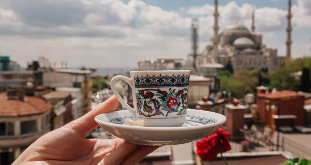 Frühstücken gehen in Europa Istanbul